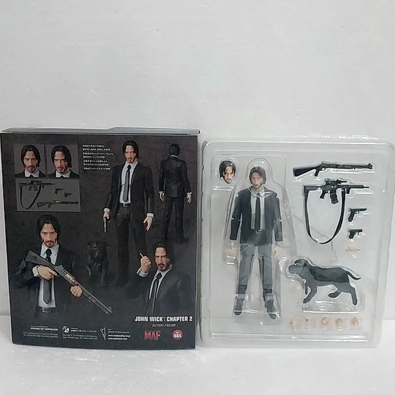 Mafex 085 JOHN WICK Chapter 2 with Dog Figure Chapter 4Mafex 212 John Wick Action Figure Figure Model Toys Dolls Birthday Gift