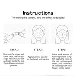 Hair Line Modified Repair Stick Pen Instantly Black Root Cover Up Natural Hair Filling Hairline Shadow Powder Hair Coverage