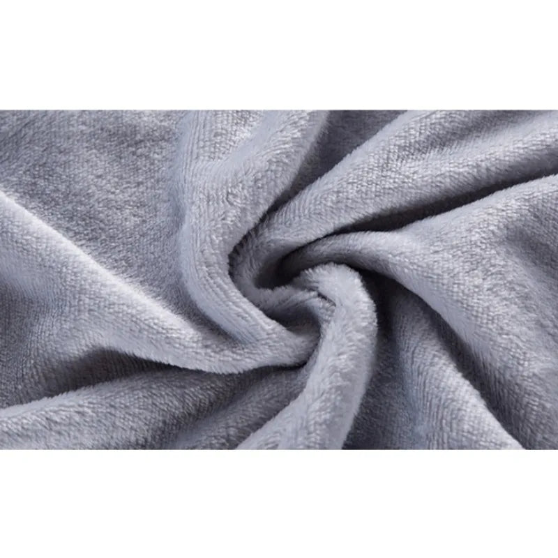 2025 new solid color simple plush blanket multi-functional Farley plush thickened warm blanket