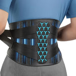 Back Brace for Lower Back Pain Relief, Breathable Adjustable Lumbar Support for Herniated Disc, Sciatica, Scoliosis