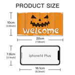 Putuo Decor Halloween Wooden Hanging Pendant Door Sign Pumpkin Ghost Bat Swith Greeting Doorplate Wood Crafts Happy Halloween Da