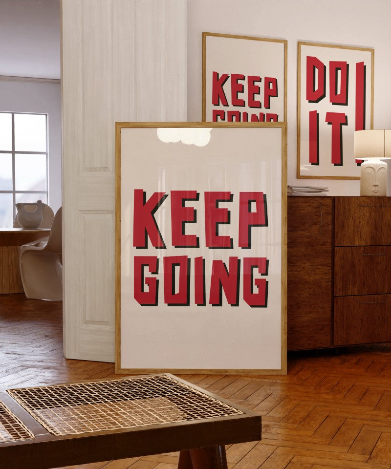 Chaos Typography Art Print and Posters Modernist Wall Art Chaos Quote Canvas Paintings Preppy Aesthetic Living Room Picturess