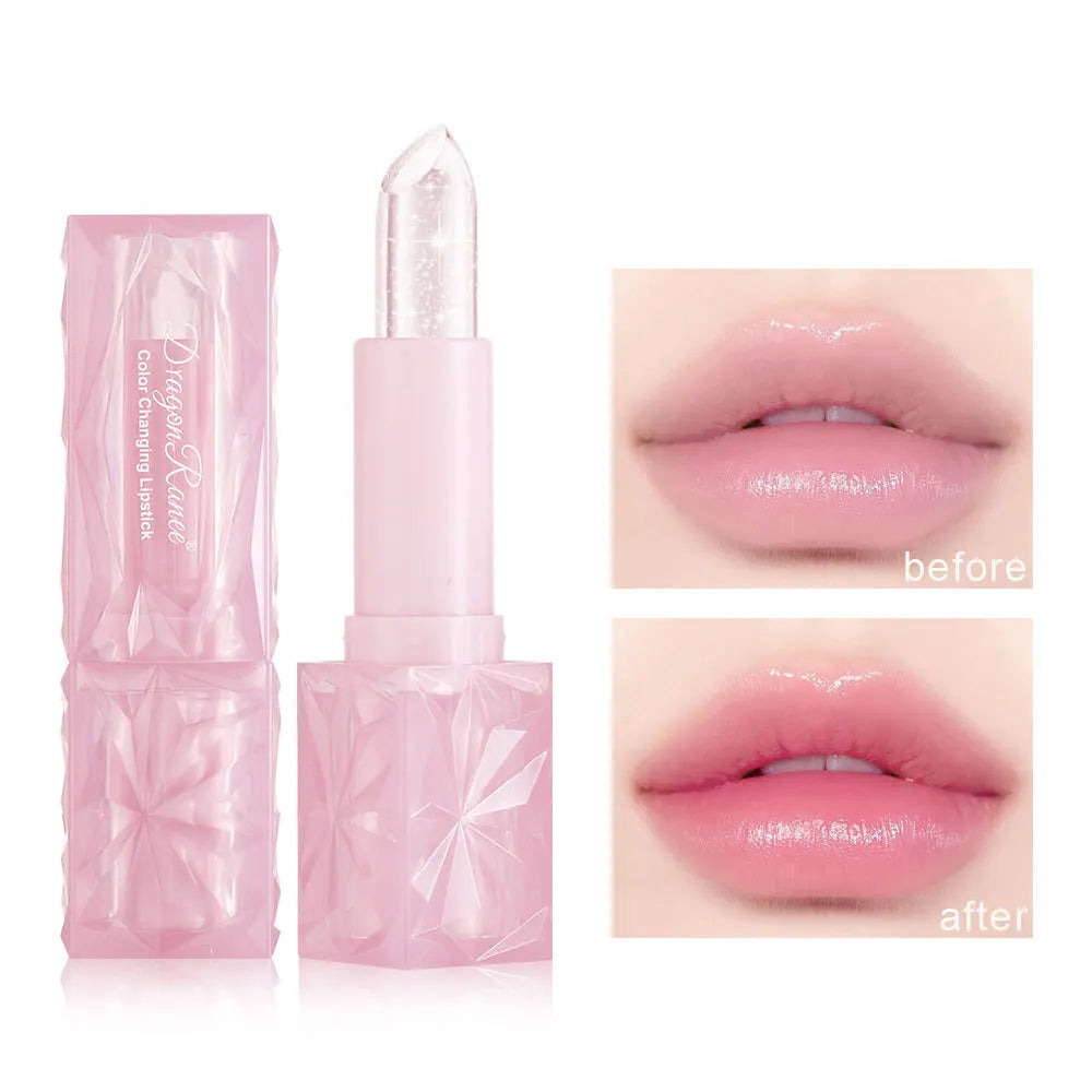 Crystal Jelly Lipstick Long Lasting Nutritious Lip Balm Lip Moisturizer Temperature Color Change Lip Stick Transparent Lip Stain