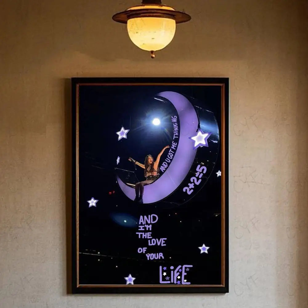 Singer O-Olivia R-Rodrigo Album Poster Wall Art Painting For Home Room Decoration Bedroom Wall Decor Canvases Waterproof Posters