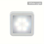 1/3pcs 6 LED Motion Sensor Night Light Wireless Wall Puck Lamp for Closet, Under Cabinet, Stair, Step, Hallway
