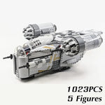 Galaxy-Razors MOC-StarFighters Spaceships Battles Ship Crest Fighters-Aircraft Model Building Blocks Bricks Toys Gift
