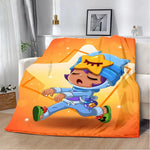 Sleepy Sandy Leon Spike Printed Blanket Picnic Blankets Warm Blanket Soft and Comfortable Blanket Home Travel Birthday Gift