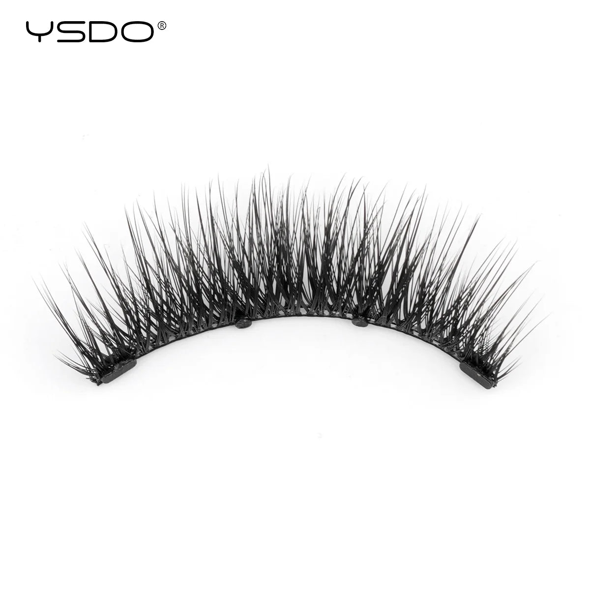 YSDO Magnetic Eyelashes Reusable Winged Magnetic 3D Mink lashes Long-Lasting No Glue Needed False Eyelashes with Tweezer Makeup