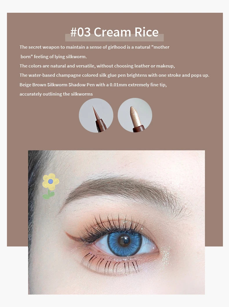 Eyeliner Double Head Pen For Smooth And Delicate Eye Makeup  Quick Drying Film Forming Waterproof And Sweat Proof Eye Makeup