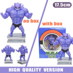 Pokemon Toys GYM Figurines Cartoon Fitness Muscle Man Action Figure Charmander Bulbasuar Squirtle Gengar Fit Model Anime Toys