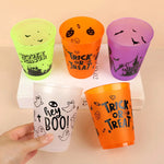 8-24Pcs Halloween Drinking Cups Boo Skull Plastic Juice Cocktail Cup for Halloween Party Home Table Decoration Supplies