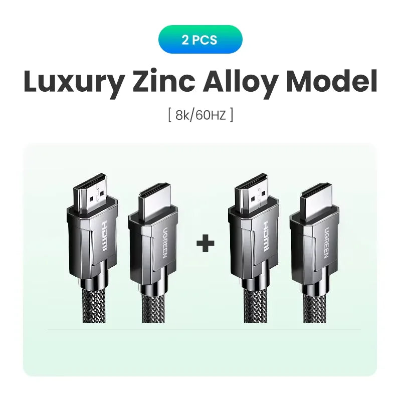 UGREEN HDMI 2.1 Cable 8K 60Hz 48Gbps Earc Ultra High-Speed HDMI-Compatible Cable for Xiaomi TV Box Laptop Projector PS4 PS5