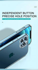 Ultra Thin Clear Phone Case For iPhone 11 12 13 14 15 16 17 Pro X XR XS Max Mini 7 8 Plus Silicone Soft Transparent Back Cover