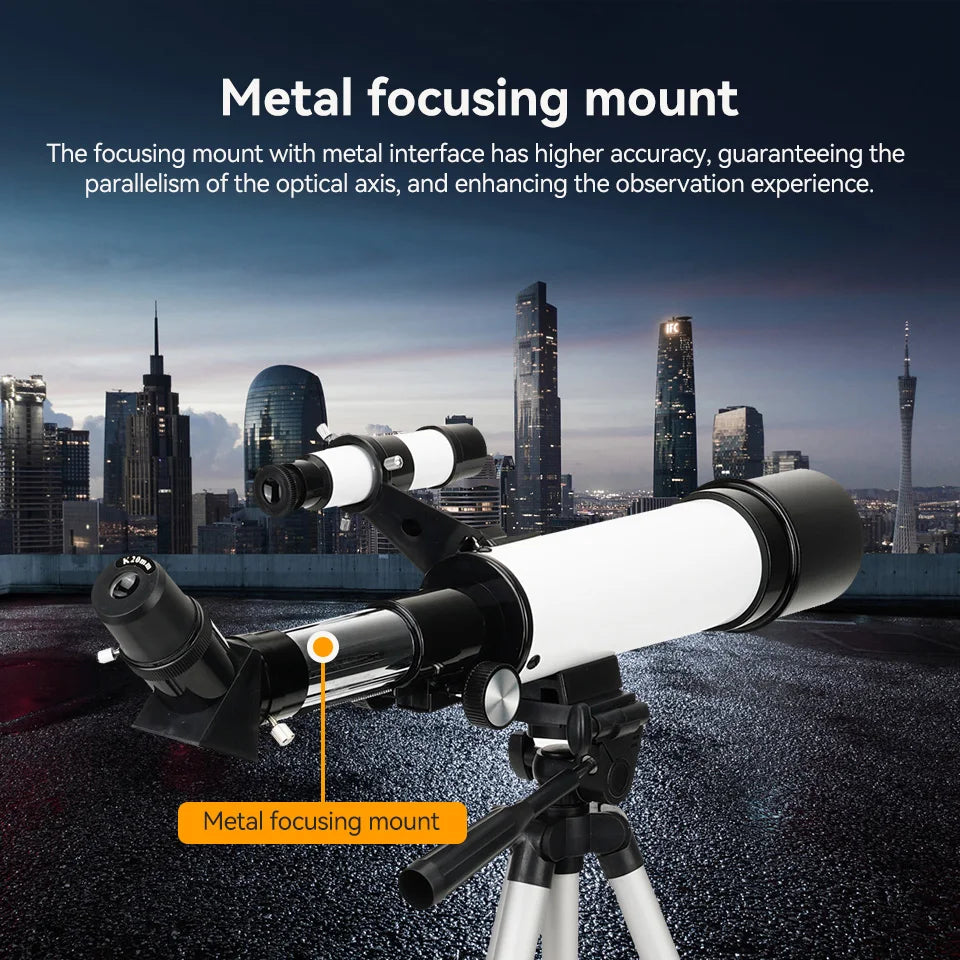 Svbony SV501P 60/70mm Astronomical Telescope Sets,for Planetary and Moon Observation,Gift for  Kids,Beginners and Students