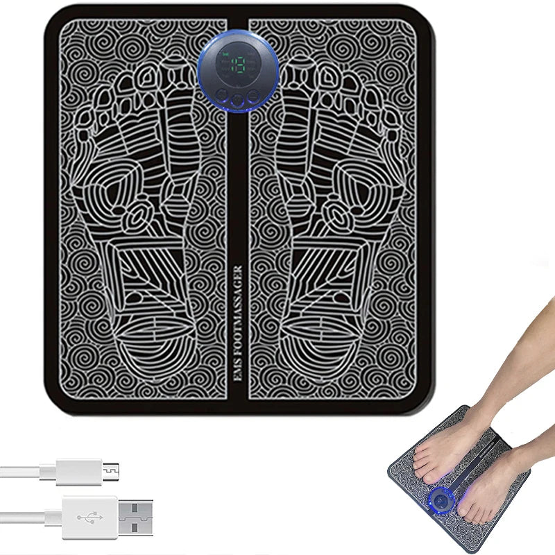 Electric foot massage pad