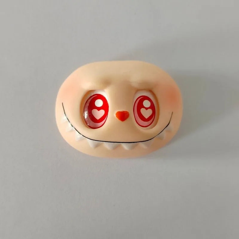 Labubu Doll Parts DIY Kit PVC Face Changing Accessories Hands Feet Replacement Supplies for DIY Doll Makers Collectors