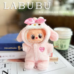Labubu Doll Clothes Penguin Shark Bee Dinosaur Onesie - Cute Animal Jumpsuit for 17cm Pullip Blythe OB11 BJD