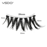YSDO Magnetic Eyelashes Reusable Winged Magnetic 3D Mink lashes Long-Lasting No Glue Needed False Eyelashes with Tweezer Makeup