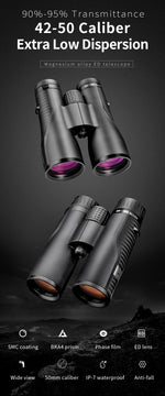 Shuntu Binoculars Powerful ED Glass IPX7 Waterproof SMC Coated Bak4 Prism Optics Sports Telescope Long Range For Hunting Camping