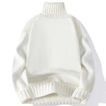 New Turtleneck Sweater Men Pullover Casual Solid Color Knitted Black Sweater Fashion Autumn Winter Men Clothing 2023 Sweater Man