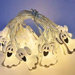 Halloween Decoration LED String Lights,Pumpkin Ghost Spider Web Hanging Lamp,Home Outdoor Lantern Props