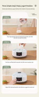 Electric Mini Yogurt Maker Automatic Multifunctional Yogurt Machine Kitchen Rice Wine Maker Natto Fermenting Machine Household