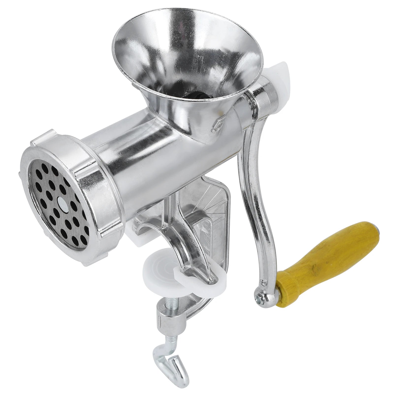 Manual Meat Grinder Silver Aluminum Alloy Powerful Home Sausage Kitchen Appliances Vegetable Chopper Pepper Supplies Mincer