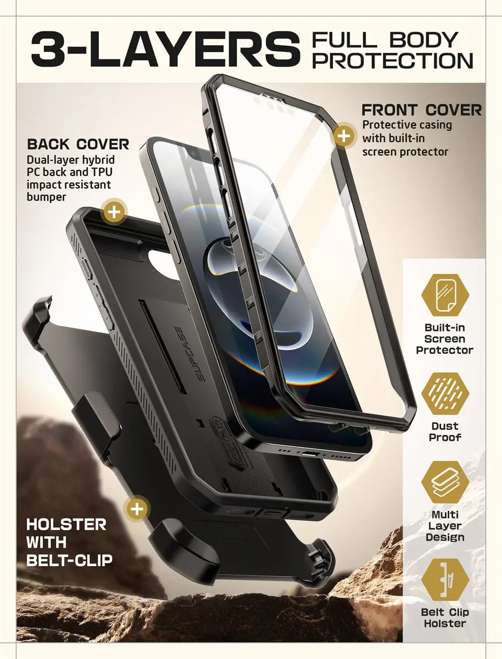SUPCASE For iPhone 16e Case 6.1