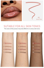 4 Colors Peel Off Lip Liner Waterproof Transfer-proof Lipstic Tattoo Waterproof Long Lasting Matte Velvet Lip Tint Sexy Red Cont