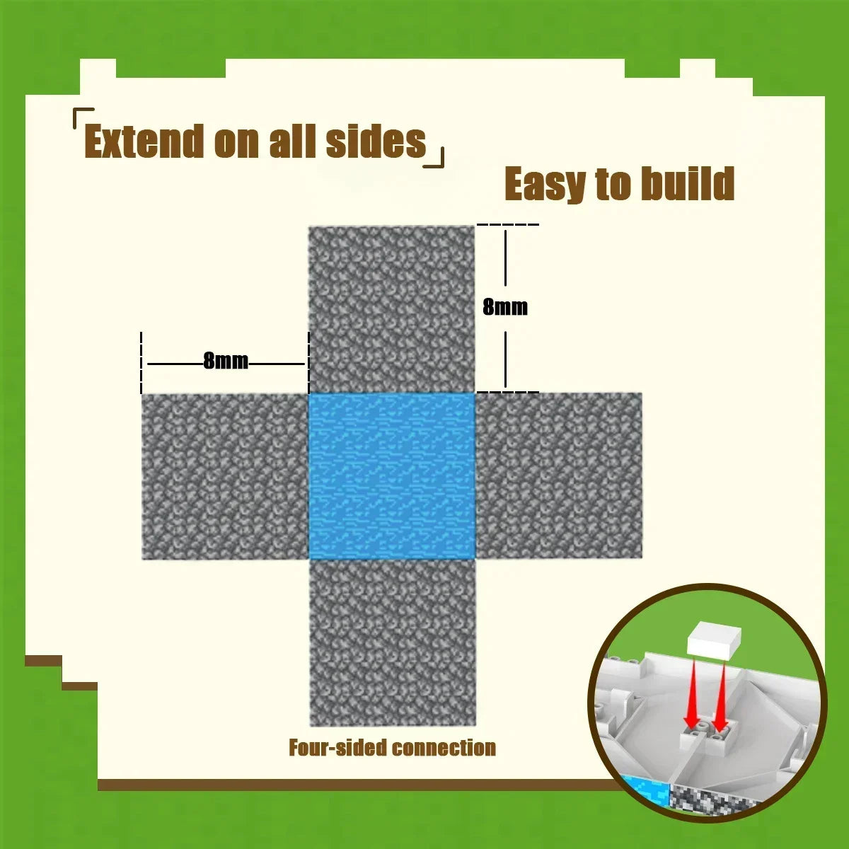 Magnetic Building Blocks Toys Gifts Magnetic Baseplate Role Children Magnet Brick Set Age 6+ DIY Strong Magnet Base Plate Toy