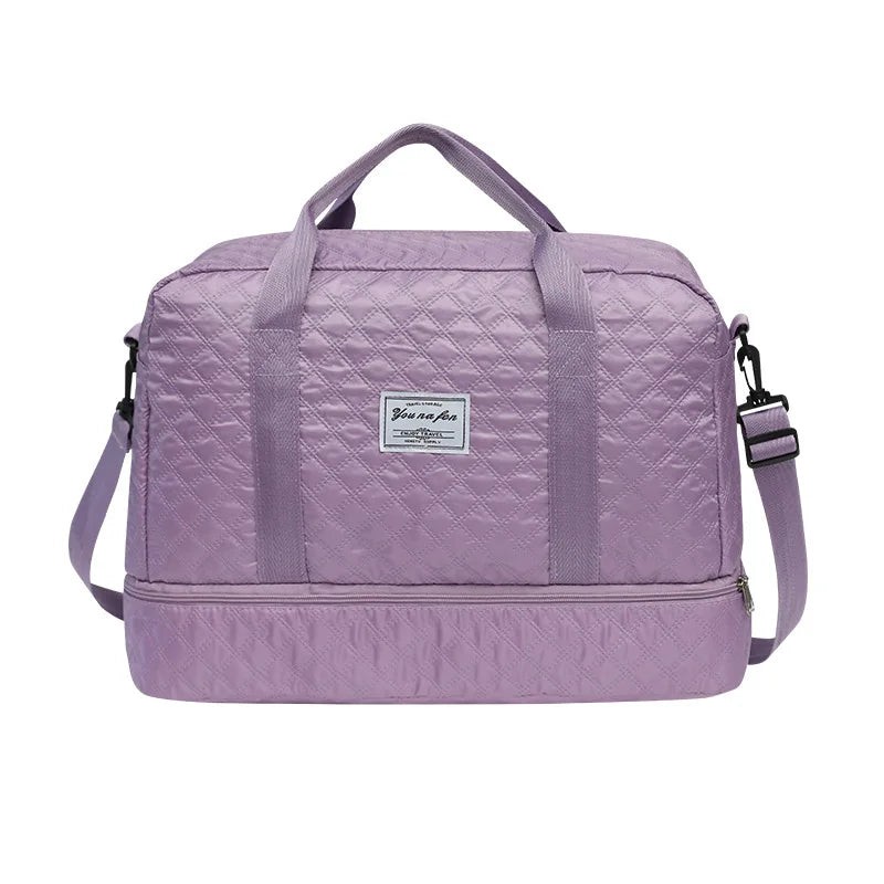 Lightweight Luggage Bag, Large Capacity Travel Duffle Bag Gym Tote Bags, Shoulder Weekender Overnight Bag