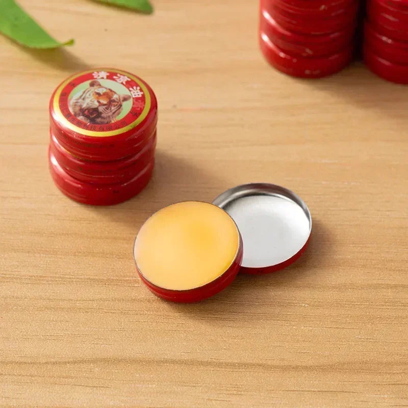 Natural Tiger Balm Essential Oil – Herbal Relief for Cold, Headache, Dizziness, Muscle Pain – Unisex Solid Balm Ointment with Aromatherapy Fragrance – 100% Natural Herbal Formula