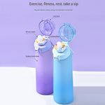 650ML Scent Flavored Water Bottle Scent Water Cup Sports Bottle with 7 Flavor Pods Air Water Up Bottle for Travel Hiking