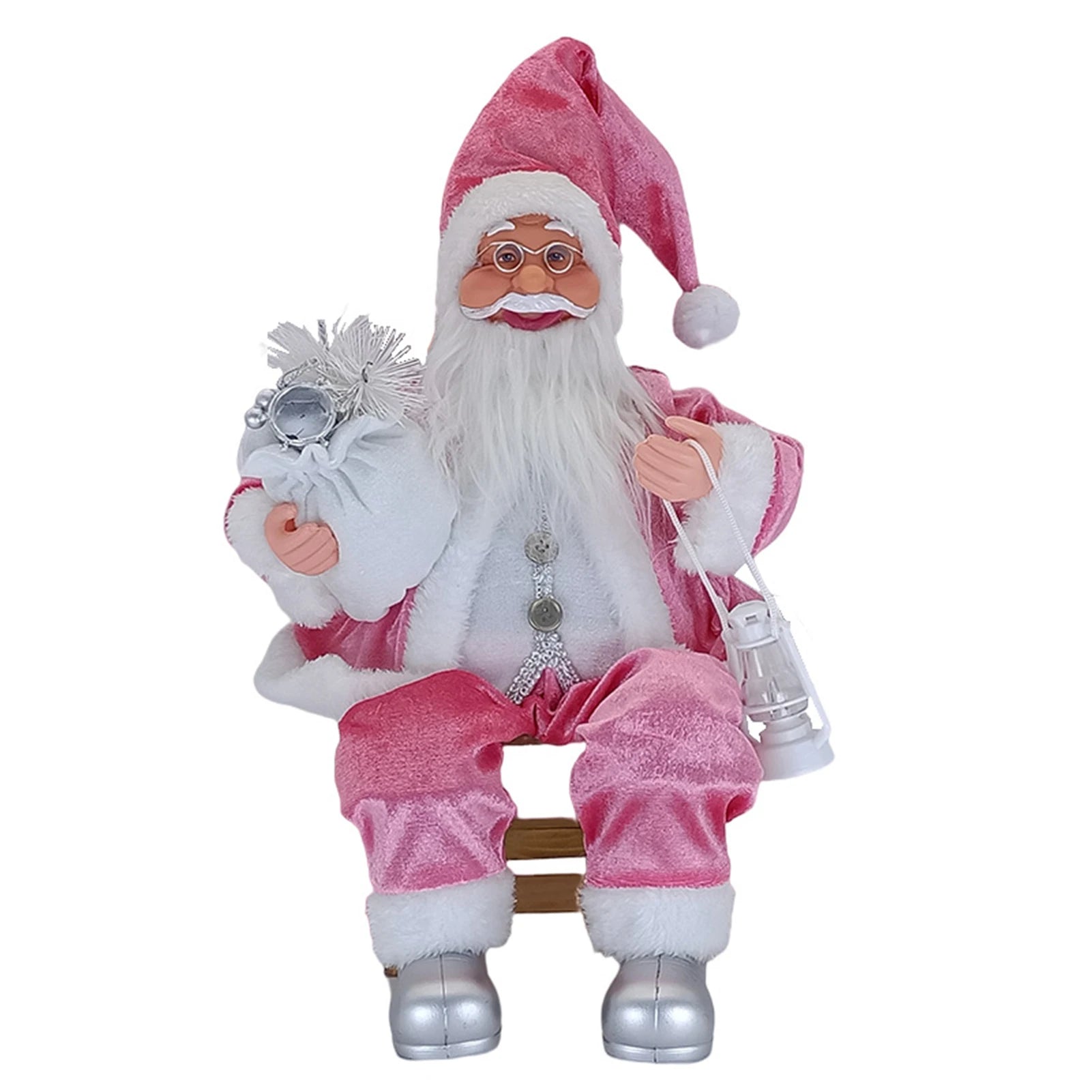 50cm Sitting Santa Clauses Decoration Fashionable Vivid Christmas Handiworks For Office