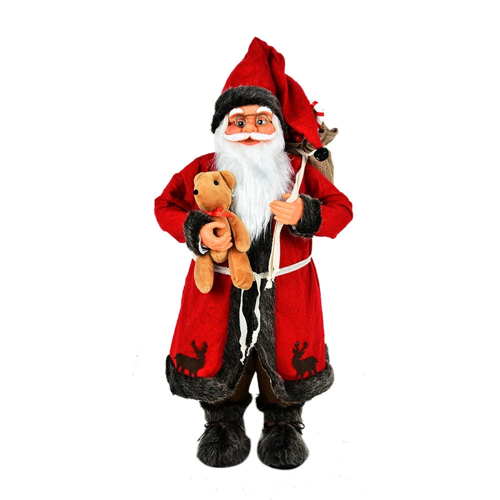 ABYN-New Year Christmas Decoration Santa Claus Doll Elf Christmas Accessories Decor Christmas Decorations For Home