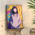 H-Hyuuga Hinata Cartoon Poster Wall art print art suitable for living room bedroom bar parlor home decor gift
