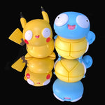 NEW  Pokemon Figures Cutes Yusan Silly toys Pikachu Bulbasaur Squirtle Charmander Funny Action Figure Cartoon Doll Model Toys