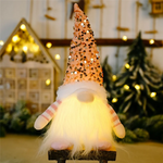 ABKW-Luminous Christmas Doll Decorations 3 Pcs Christmas Decoration Accessories Ornament