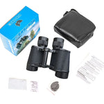 Baigish 8x30 Russian Binoculars Full Metal Structure Glasses Professional Military Waterproof Telescope Leather Bag For Hunting