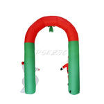 2.4m Christmas Scene Decorations Santa Claus Snowman Inflatable Arch Venue Arrangement Props