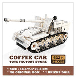 WW2 Classic Anti-tank Gun Building Blocks Army Weapon Toys Military Armored Cars MOC Bricks Tank Model Adult Children Gifts NEW