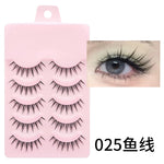 New Manga Lashes Soft Natural Eyelashes Thick False Eyelashes Manga Eyelashes Daily Dating Makeup Eyelashes Lashes Wispy