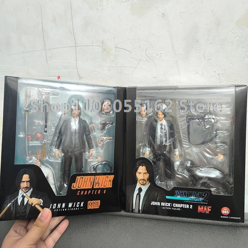 Mafex 085 JOHN WICK Chapter 2 with Dog Figure Chapter 4Mafex 212 John Wick Action Figure Figure Model Toys Dolls Birthday Gift