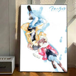 Comic Book Series Ao H-haru R-ride Poster Gallery Prints Self Adhesive Home Decor Decoration Wall Decals Living Room Sticker