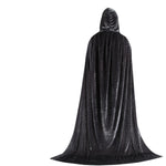 Hood Cloak Cosplay Medieval Long Cape Halloween Party Women Men Adult Long Mage Witchcraft Wicca Robe Conceal Gown Reenactment