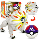 Pokemon Ball Deform Mewtwo Figure Pokeball Action Figurine Pikachu Charizard Gengar Blastoise Greninja Eevee Poke Child Toy Set
