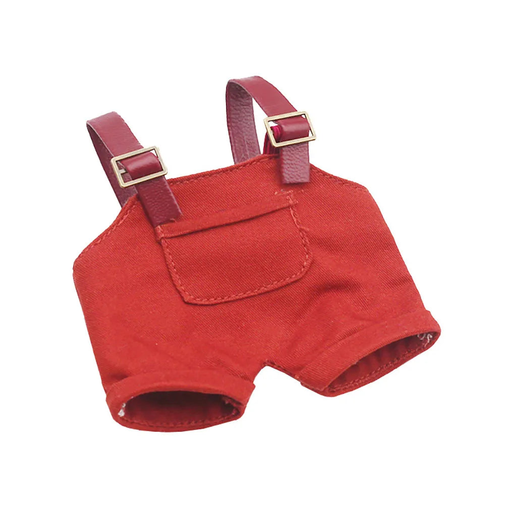 For 3rd Gen 17cm Labubu Trend Clothes Pendant Sitting Party Graffiti Strap Pants Hat Labubu Retro Clothes