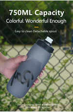 Rapha Cycling Water Bottle 620/750ml Ultra light Leak-proof squeezable Taste-free Camping Hiking Sports Bicycle Kettle