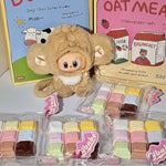 Ropa Labubu Cute Monkey Adventure Clothes Bear Rabbit Bib Pants Overalls Animal-themed Pendant Labubu Outfit Macaron Costume