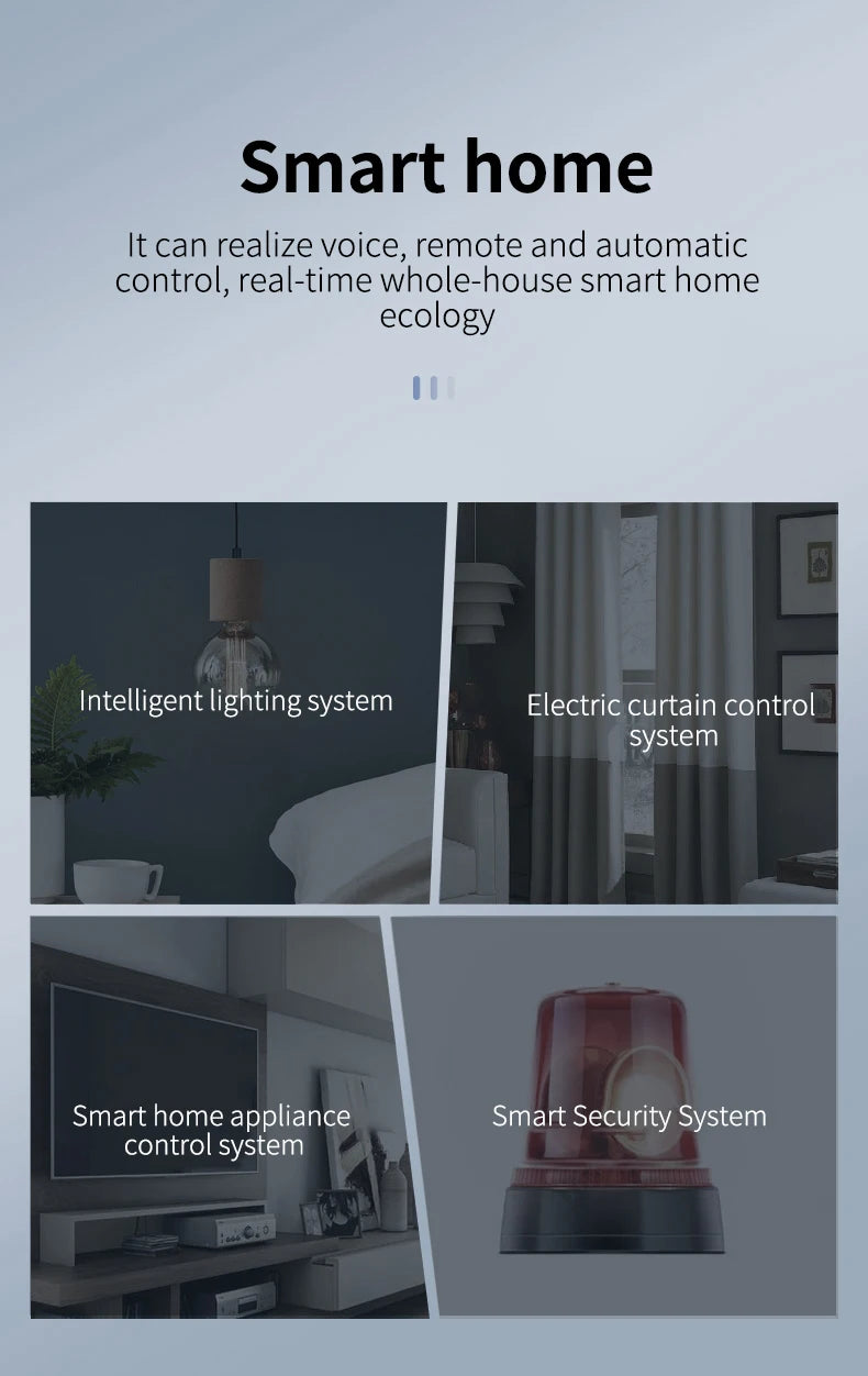 Smart Gateway Hub Multi-model Smart Home Bridge WiFi Bluetooth ZigBee APP Wireless Remote Control Alexa Google